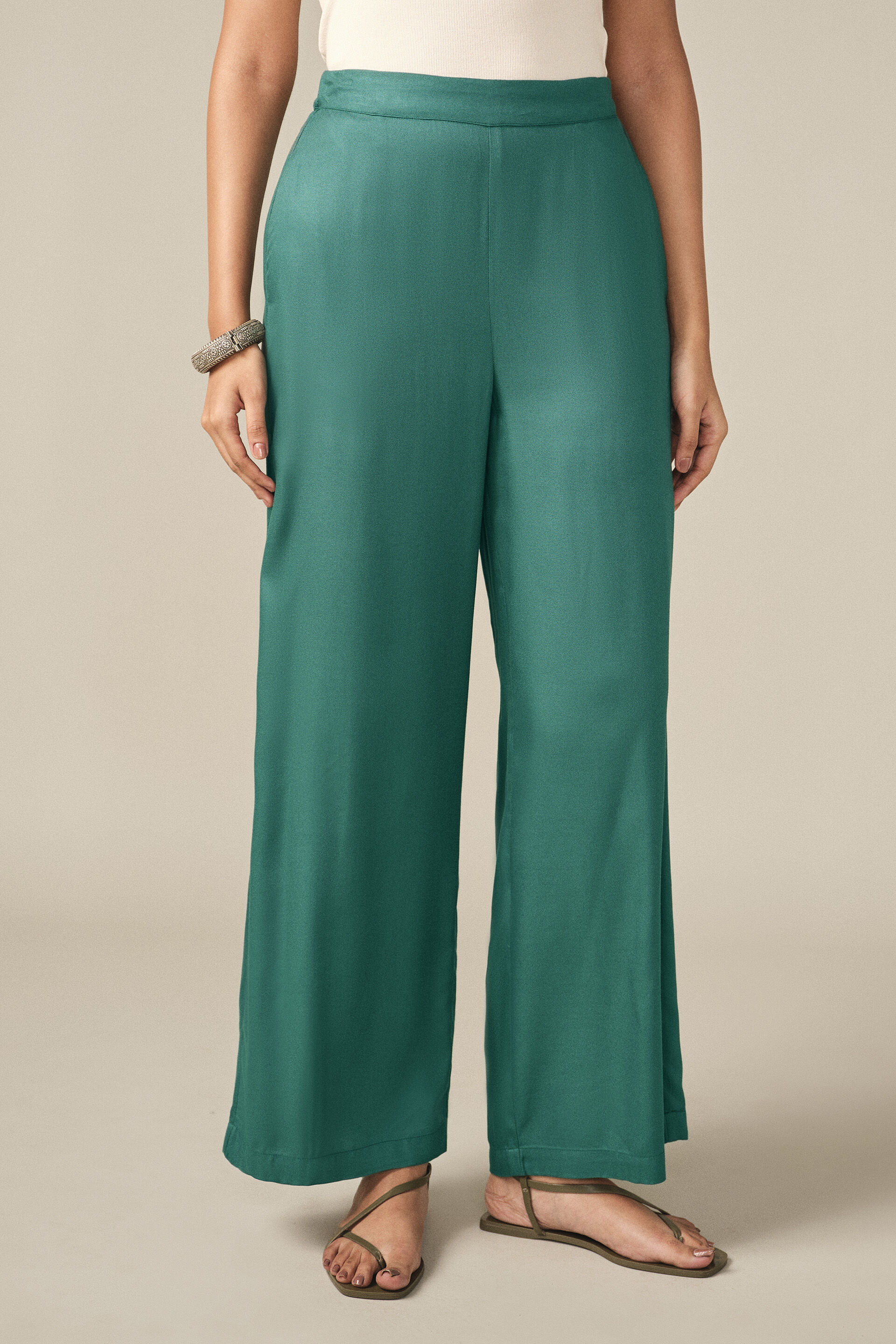 Flowy Pants in Teal
